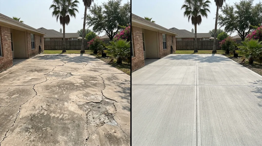 Stamped Concrete Patio Ideas for Brownsville Backyards and Covered Patios