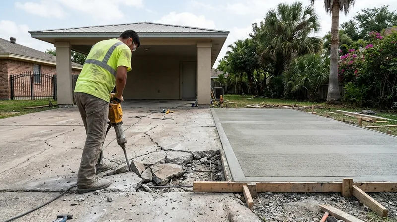 Concrete Removal & Replacement Brownsville
